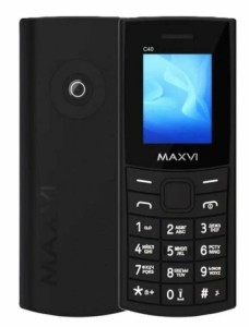 Телефон MAXVI C40 Black (Черный)