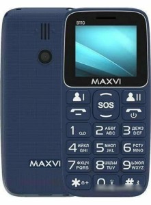 Телефон MAXVI B110 Blue (Синий)