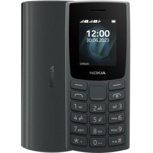 Телефон Nokia 105 (2024) 4G TA-1551DS Charcoal (Черный)