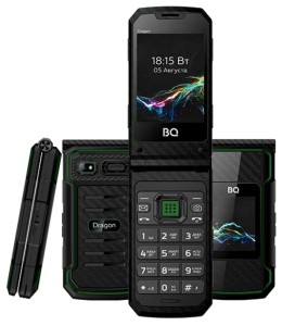 Телефон BQ 2822 Dragon Dual Sim Black-Green (Черный-Зеленый)