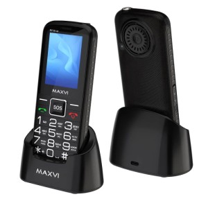 Телефон MAXVI B21ds up Black (Черный)