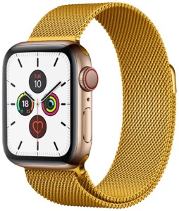 Ремешок для Apple Watch Milanese Loop 42/44/45мм (Золотой)