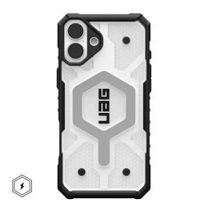 UAG Pathfinder Clear with MagSafe Series Case for Apple iPhone 16 Plus Ice/Silver (Прозрачный)