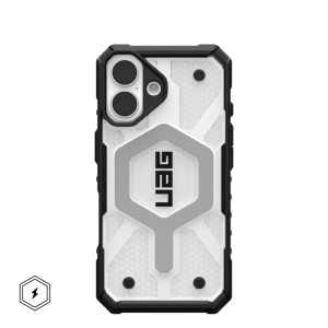 UAG Pathfinder Clear with MagSafe Series Case for Apple iPhone 16 Ice/Silver (Прозрачный)