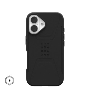 UAG Civilian with MagSafe Series Case for Apple iPhone 16 Black (Чёрный)