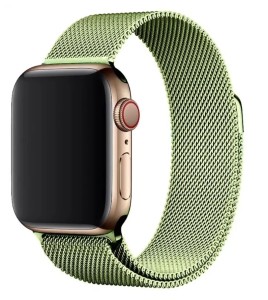 Ремешок для Apple Watch Milanese Loop 38/40mm (Зелёный)