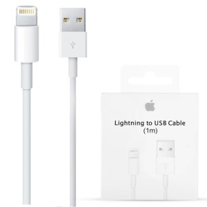 Кабель Apple Lightning на USB (1м, Белый)