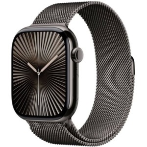 Умные часы Apple Watch Series 10 46 мм Black Titanium Case with Black Milanese Loop - M/L