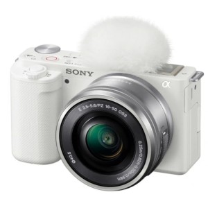 Беззеркальный фотоаппарат Sony ZV-E10 Kit 16-50mm, белый