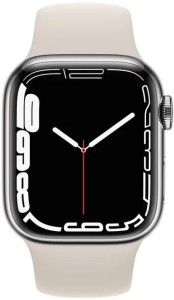 Умные часы Apple Watch Series 7 41 мм, Aluminium Case, /кремовый, Silver, серебристый