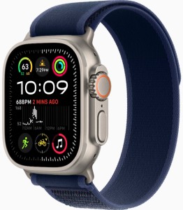 Часы Apple Watch Ultra 2 2024 49 мм, M/L, Titanium Case with Natural Blue Trail Loop