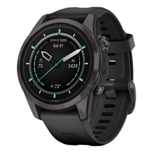 Умные часы Garmin Epix Pro (Gen 2) Sapphire Edition, 42 мм, Carbon Gray, серый