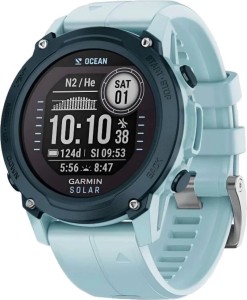 Часы Garmin Descent G1 Solar Ocean Edition, Azure, лазурный