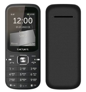 Телефон Texet TM-219 Dual Sim Black (Черный)