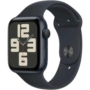 Смарт-часы Apple Watch Series SE 44mm Midnight Aluminium M/L (2023) MRE93