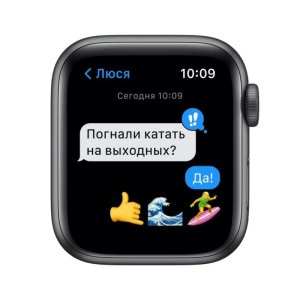 Смарт-часы Apple Watch Series SE GPS 44mm Space Gray/Midnight Sport Band (MKQ63)