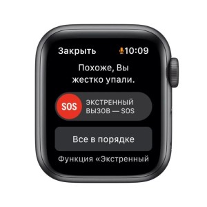 Смарт-часы Apple Watch Series SE GPS 44mm Space Gray/Midnight Sport Band (MKQ63)