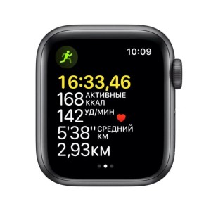 Смарт-часы Apple Watch Series SE GPS 44mm Space Gray/Midnight Sport Band (MKQ63)