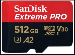 Карта памяти MicroSDXC 512GB SanDisk Extreme Pro A2 V30 UHS-I U3