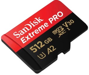 Карта памяти MicroSDXC 512GB SanDisk Extreme Pro A2 V30 UHS-I U3