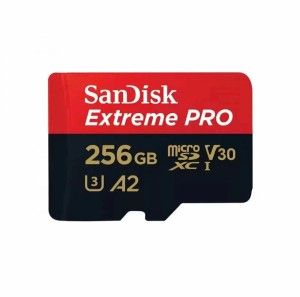 Карта памяти SanDisk micro SDXC 256Gb Extreme Pro UHS-I U3 V30 A2 + ADP (200/140 MB/s)