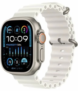 Умные часы Apple Watch Ultra 2 49 мм Titanium Case GPS + Cellular, White Ocean Band