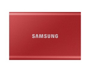 Внешний SSD диск Samsung T7 2TB, красный MU-PC2T0R