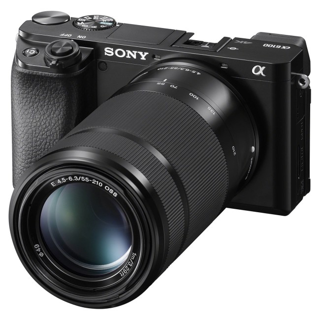 Беззеркальный фотоаппарат Sony Alpha 6100 Double Kit E PZ 16-50mm F3.5-5.6 OSS + E 55-210mm F4.5-6.3 OSS