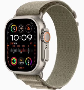 Apple Watch Ultra 2 49mm Olive Alpine Loop Small