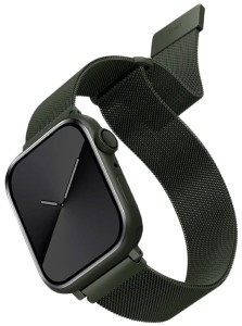 Стальной ремешок Uniq Dante Strap Mesh Steel для Apple Watch 38/40/41мм, зеленый (41MM-DANGRN)