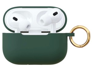 Силиконовый чехол VLP Silicone Case Soft Touch для Apple AirPods Pro 2, темно-зеленый