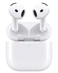 Apple Беспроводные наушники Apple AirPods 4 (White, Active Noise Cancellation)