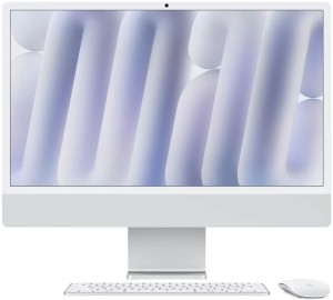 Моноблок Apple iMac 24 Retina 4,5K (M4, 8C CPU/8C GPU, 2024), 16 Гб, 1 Тб SSD, серебристый (Z1E2000D1)