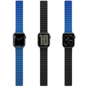 Ремешок Uniq Revix reversible Magnetic для Apple Watch 38/40/41 Blue/Black