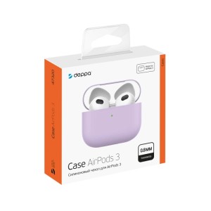 Силиконовый чехол Deppa для AirPods 3 (47320) Purple