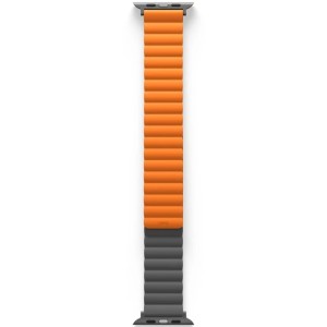 Ремешок Uniq Revix reversible Magnetic для Apple Watch 44/45/49 Grey/Orange