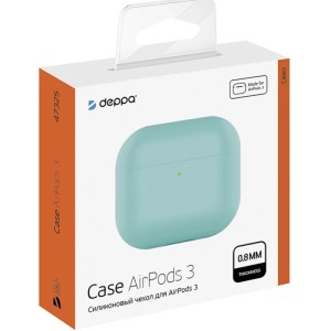 Силиконовый чехол Deppa для AirPods 3 (47325) Mint