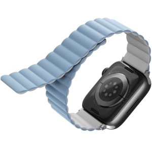 Ремешок Uniq Revix reversible Magnetic для Apple Watch 38/40/41 White/Arctic Blue