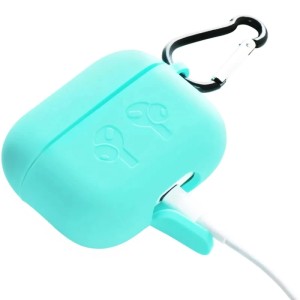 Силиконовый чехол Gurdini для AirPods Pro 2 Mint