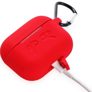 Силиконовый чехол Gurdini для AirPods Pro 2 Red