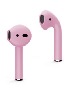 Наушники Apple Airpods 2 Color (без беспроводной зарядки чехла) (Розовый матовый)