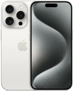 Смартфон Apple iPhone 15 Pro 128 ГБ, Dual: nano SIM + eSIM, белый титан