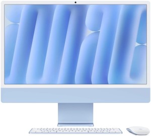 Моноблок Apple iMac 24 Retina 4,5K (M4, 8C CPU/8C GPU, 2024), 16 Гб, 512 Гб SSD, синий (Z1E5000JS)