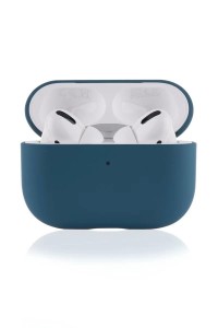 Силиконовый чехол VLP Silicone Case Soft Touch для Apple AirPods Pro Dark Blue