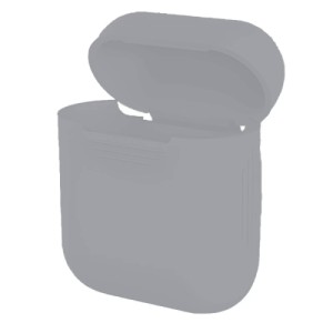 Силиконовый чехол для Apple AirPods Grey (Серый)