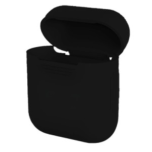 Силиконовый чехол для Apple AirPods Black (Черный)