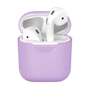 Силиконовый чехол Deppa для Apple AirPods Лавандовый арт.47007