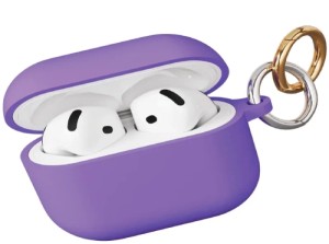 Силиконовый чехол VLP Charm Case с кольцом для Apple AirPods 4 Lavender (Лавандовый)