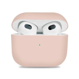 Силиконовый чехол для Apple AirPods 4 с карабином Brown