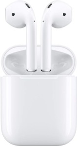 Беспроводные наушники Apple AirPods 2 с зарядным футляром, White, белый